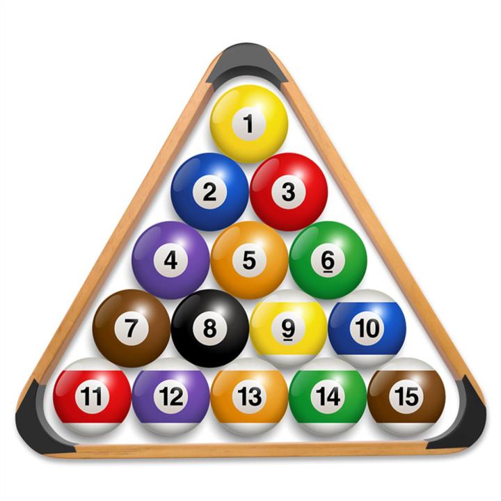 Wooden Billiard Ball Rack Solid Triangle Rack Pool Ball Racks Triangle Billiard Ball Racks Billiards Triangle Rack