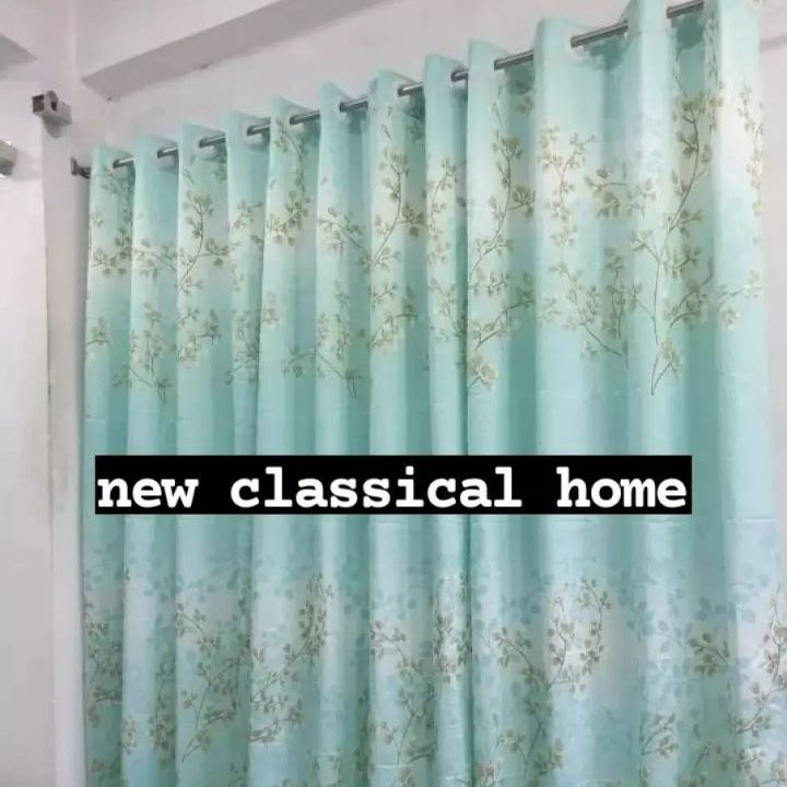 নতুন ডিজাইনের হোমটেক্স পর্দা দরজা ও জানালার জন্য ৪ কুচির এক পিছ লম্বা ৮৪ ইঞ্চি - Porda