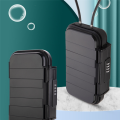 Lock Box, Phone Lock Box, Security Lock Box, Transparent Outdoor Waterproof Travel Safe,Password Beach Box Easy to Use ,Black.