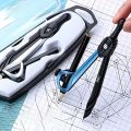 Professional Math Geometry Metal Compasses With Pencil Pattern School Students Drafting Draw Circle Tool Supplies Stationery. 