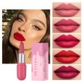 Capsule Lipstick Set Mini Cute Matte Waterproof Long Lasting Non-stick Cup Lip Glaze Set Portable Lip Glosses Makeup. 