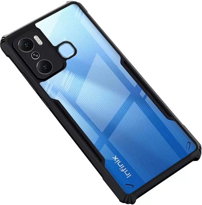 Back%20Cover%20for%20Infinix%20Hot%2020%20Play%20%20(Transparent,%20Black)%20-%20Image%202