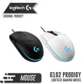 Logitech G102 Light Sync Gaming Mouse with Customizable RGB Lighting, 6 Programmable Buttons, Gaming Grade Sensor, 8 k dpi Tracking,16.8mn Color, Light Weight - Black. 