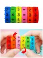 Cylinder Circular Shape Puzzle Game - Brain Intelligence Developing Magnetic Arithmetic Learning Toys for Kids 6 pcs. 