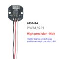 MA AS5048 Magnetic Encoder Sets PWM and SPI Interface Precision 14 Bit Holder-Black. 