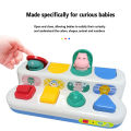 Interactive Pop Up Animals Toy Peekaboo Cause Effect Toys Puzzle Game Educational Toys Gifts For Boys Girls. 