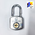 4 Square Padlock with Double Locking Mechanism [1 Lock and 3 Keys], Dimension: 10.2 x 6.4 x 2.5 Cm, Weight: 470gm, Type: KeyLock, Iron Shackle, Rustproof, Sturdy and Durable Door Lock. 