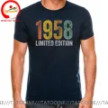 Retro Classic Birthday 1958 Limited Edition T-Shirt Vintage Grunge Legends Born in 1958 T-Shirts Men The Birth Of 1958 Tee Shirt. 