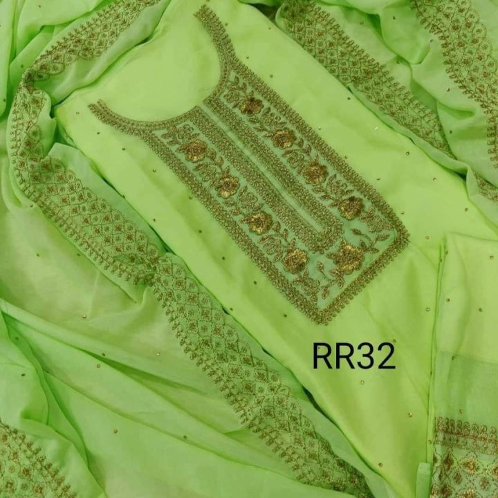 weightless jorjet kapor embroidery work with inner