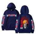 Anime Bleach Hoodies Graphic Kurosaki Ichigo Printed Hooded Sweatshirts Unisex Fashion Casual Sportwear Pullover Tops. 