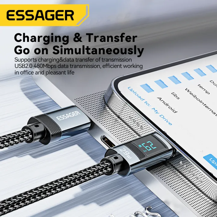 Essager%20PD%2029W%20USB%20Type%20C%20Cable%20For%20iPhone%2014%2013%2012%20Pro%20Max%20Fast%20Charge%20Charger%20For%20MacBook%20IPad%20Lightning%20Digital%20Display%20Cable%20-%20Image%204