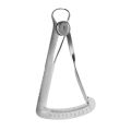 Dental Ruler Metal Gauge Oral Care Dentist Lab Surgical Thickness Autoclavable Triangle Caliper Stainless Steel Measuring Tools. 