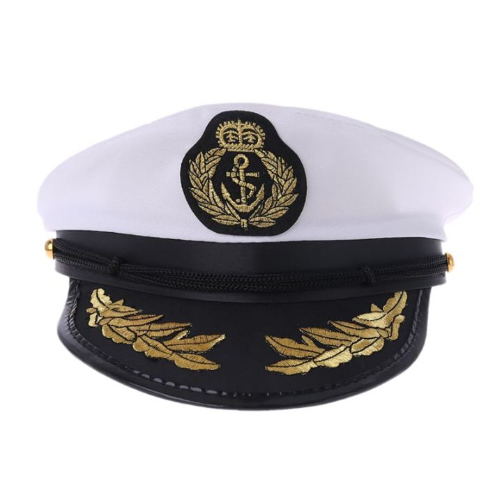 Alien%20White%20Adult%20Yacht%20Boat%20Captain%20Navy%20Cosplay%20Dress%20Hat%20-%20Image%204