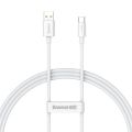Baseus Supervooc PD65W USB To Type C Cables 6.5A Fast Charging Smart Phone Data Cable For OPPO Realme One Plus Xiaomi Charger.