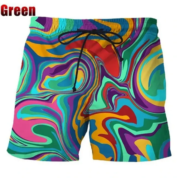 New%20Summer%20Fashion%20Colorful%203D%20Printed%20Trippy%20Psychedelic%20Abstract%20Art%20Men's%20Short%20Pant%20Unisex%20Casual%20Beach%20Swimming%20Shorts%20-%20Image%203