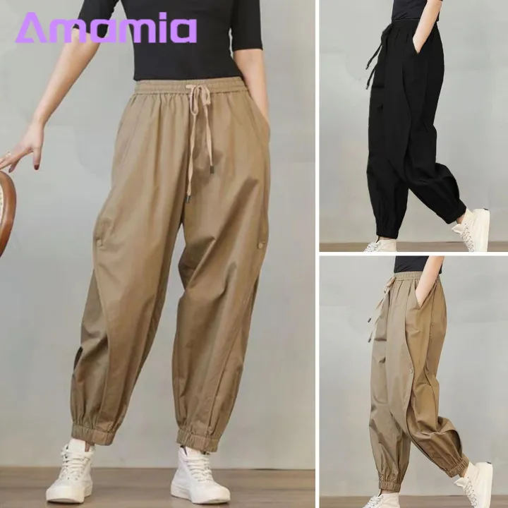Amamia%20Summer%20Harem%20Pants%20Pockets%20Stretchy%20Waist%20Lady%20Harem%20Pants%20-%20Image%208