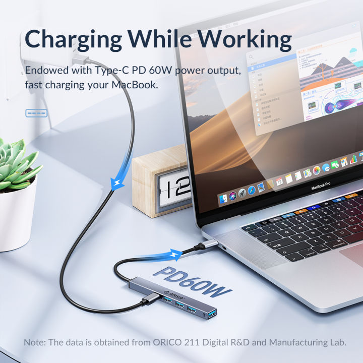 ORICO%20AHC1-3TF%204-Port%20USB%203.0%20Type-C%20Hub%20-%20Image%205