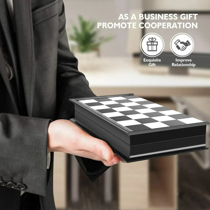 Magnetic%20Chess%2012.5%20Inch%20Black%20&%20White%20Guti%20-%20Image%205