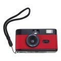35mm Film Camera Retro Style Camera, Focus Free, Reusable, Built in Flash, Easy to Use for Photography Enthusiasts. 