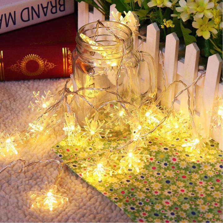 2M%2020%20LED%20Snowflake%20Light%20String%20Twinkle%20Garlands%20Battery%20Powered%20Lamp%20Holiday%20Party%20Wedding%20Decorative%20Fairy%20Light%20-%20Image%203