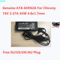 Genuine Chicony A18~045N2A A045R077P 19V 2.37A 45W 4.8x1.7mm 4.8mm Plug AC Adapter For Laptop Power Supply Charger. 
