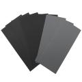 9 Pcs 3000 5000 7000  Grit Wet And Dry Sandpaper Assortment Drywall Sanding Paper 9 X 3.6 Inch For Car Paint Auto Body Automotive Polishing - Black. 