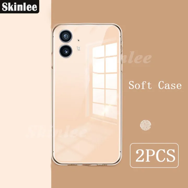 2Pieces Phone Case Nothing Phone 1 Cover Soft Clear Transparent Full ...