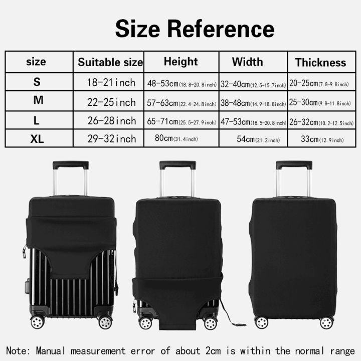 Luggage%20Protective%20Cover%20for%2018%20To%2028%20Inch%20Fashion%20bearSeries%20Pattern%20Trolley%20Suitcase%20Elastic%20Dust%20Bags%20Case%20Travel%20Accessories%20-%20Image%204