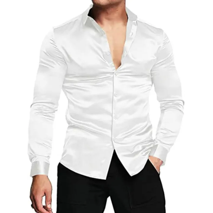 Men%20Shirt%20Satin%20Solid%20Color%20Turn-down%20Collar%20Autumn%20Shirt%20Long%20Sleeves%20Single-breasted%20Formal%20Shirt%20Buttons%20Men%20Prom%20Shirt%20-%20Image%204