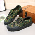 New Canvas Shoes Construction Site Non-Slip Wear-Resistant Labor Rubber Shoes Training Shoes Men's Spring Labor Protection Work Liberation Shoes. 