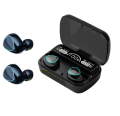 M10 TWS Wireless Earbuds with LED Display, 9D Stereo Sound, Touch Control, CVC8.0 Noise Reduction, Bluetooth 5.1, 2000mAh Battery - High-Quality Sports Headset.