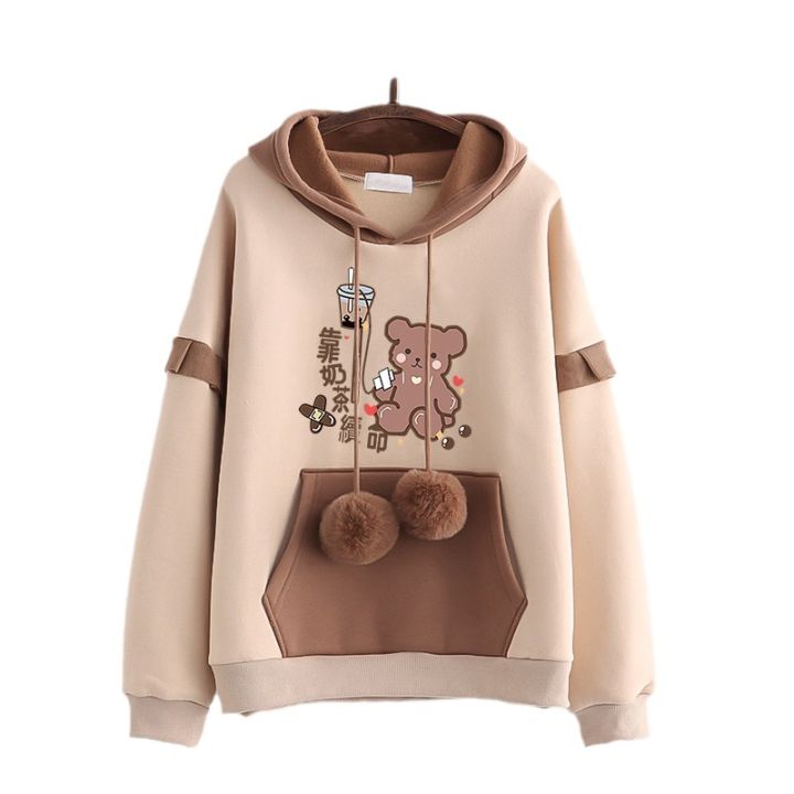 Junior%20high%20school%20student%20hairball%20foreign%20sweatshirt%20girl%20early%20autumn%20loose%20hoodie%20big%20boy%20cute%20dress%20-%20Image%205