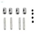 Steel Cross Pin Drive Shaft with Screw Drive Pin for 1/10 Summit RC Car DIY Spare Part. 
