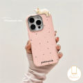 Fashion Color Polka Dots Keep Smile Cute 3D DIY Doll Kitten Cat Case Compatible for IPhone 16 13 15 11 14 12 Pro Max XR 16 14 15 Plus XSX Max Metal Lens Frame Leather Texture Case. 