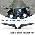 side mirror-1 pair x rear view mirrors-Black.