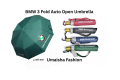 BMW Motorsport Automatic Umbrella – 10 Ribs, Windproof And UV Protected. 
