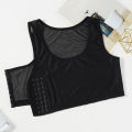 Women Breast Binder Tomboy Corset Trans Vest Side Buckle Short Top Binder Transboy Chest Tomboy Wrap Bandage Underwear. 