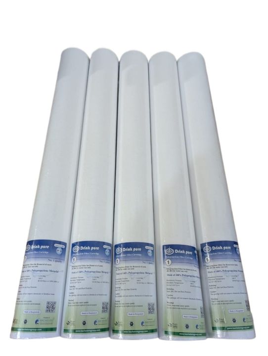 Sediment Filter 20 inch 1 Micron & 5 Micron 5 pcs