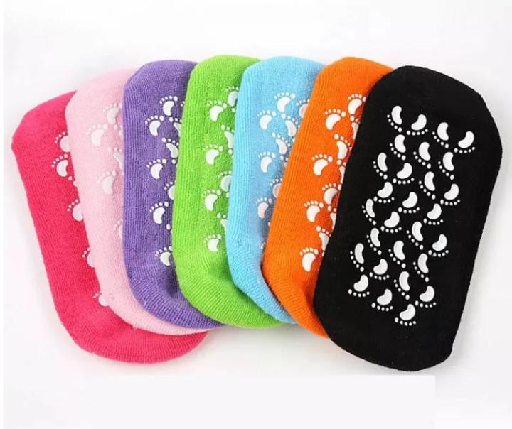 【Limited Stock Available】 2pc Foot Care Spa Moisturizing Gel Socks Exfoliating Dry Cracked Soft Skin Sock Pedicure Hard Heel skin Protector Repairing