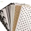 80 Pieces Bouquet Packaging Paper, Floral Wrapping Paper, Polka Dot Flower. 