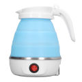 Folding Silicone Kettle Efficient Food Grade Safe Foldable Electric Kettle for Travel Camping Outdoor EU US Plug 110-220V. 