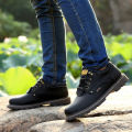 Procael Autumn Low Top Work Shoes Men's First Layer Cowhide Martin Boots Outdoor Sports and Casual Big Head Leather Shoes. 