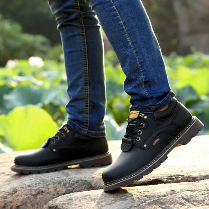 Procael%20Autumn%20Low%20Top%20Work%20Shoes%20Men's%20First%20Layer%20Cowhide%20Martin%20Boots%20Outdoor%20Sports%20and%20Casual%20Big%20Head%20Leather%20Shoes%20-%20Image%208