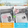 JOUYI Magnetic Sponge Holder for Kitchen Sink Caddy Stainless Steel No Drilling with Adhesives Waterproof Kitchen Accessories.