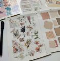 A5 size Sticker sheets for journaling (5pc). 