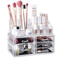 High Quality Multi-layer Transparent Acrylic Storage Box Desktop Drawer Display Jewelry Cosmetic Organizer.
