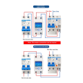 Din Rail Digital Single Phase Reset Zero Energy Meter White Energy Meter ABS Energy Meter KWh AC 110V Electric Meter LCD Digital Energy Electric Meter.