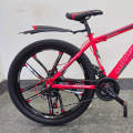 Arrow Bicycle 26 inch MICHAEL MTB Speed 21 Red Color 10 Blade Mag Wheel Bicycle. 