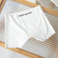 Cool Cool Ice Silk Seamless Safety Pants Women's Boxer Summer Thin Safety Panties Two-in-One Hip Lift Leggings.