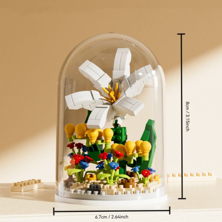 2024%20DIY%20Decoration%20Home%20Flower%20Bouquet%20Building%20Set%20Red%20Rose%20Carnation%20Building%20Block%20Model%20ABS%20Decorative%20Assembled%20Toys%20-%20Image%202